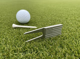 Copper American Flag Golf Divot Tool