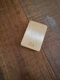 Brass "Ace of Spades" Golf Ball Marker